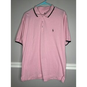 Tailorbyrd Men's 2XL Pink Golf Polo Shirt